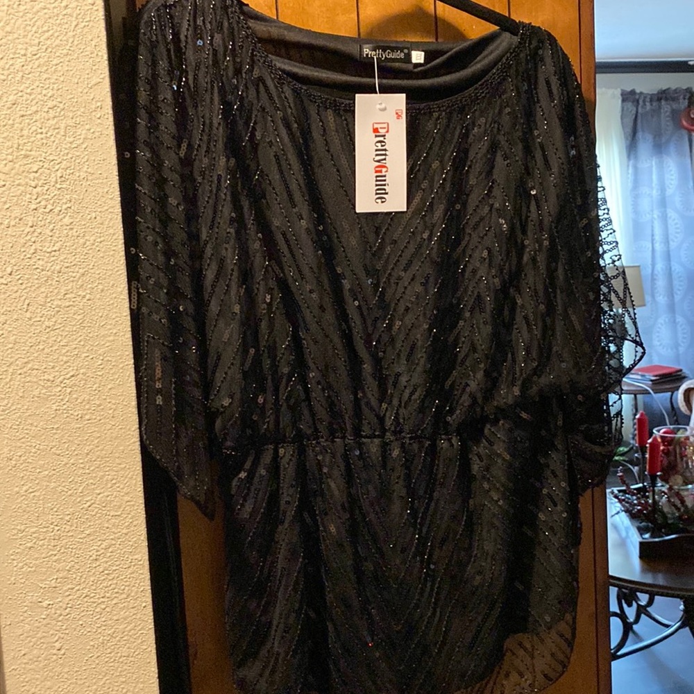 sequence top XXL- great for a Christmas party